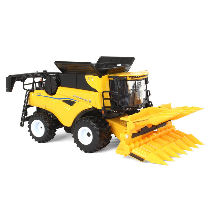 1/64 New Holland CR8.90 Combine with Corn & Grain Heads, ERTL Prestige Collection