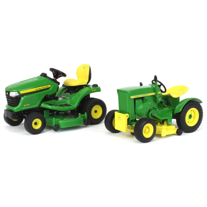 1/16 John Deere 110 & X394 60th Anniversary Lawn Tractor Set, ERTL Prestige Collection