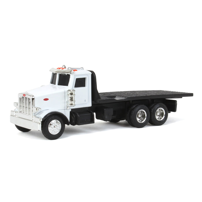 1/64 ERTL Collect N Play Peterbilt Flatbed Truck