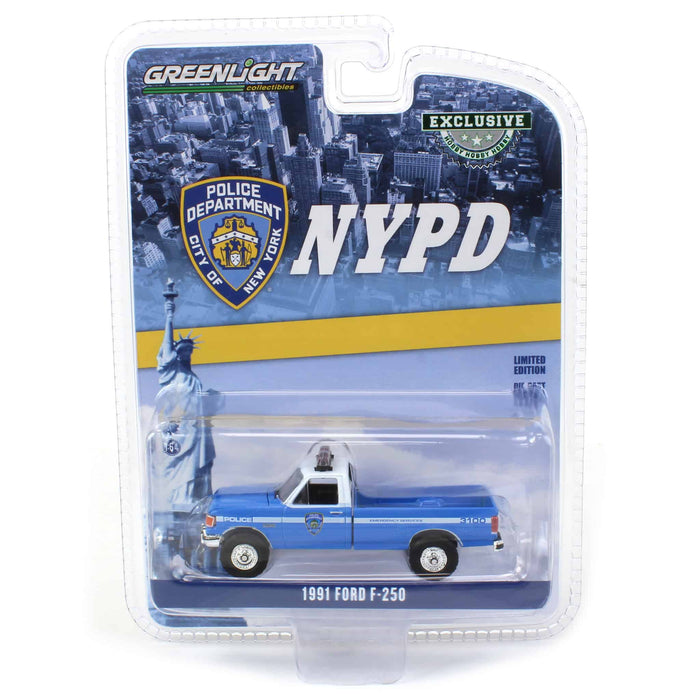 1/64 1991 Ford F-250, NYPD Emergency Services, Hobby Exclusive