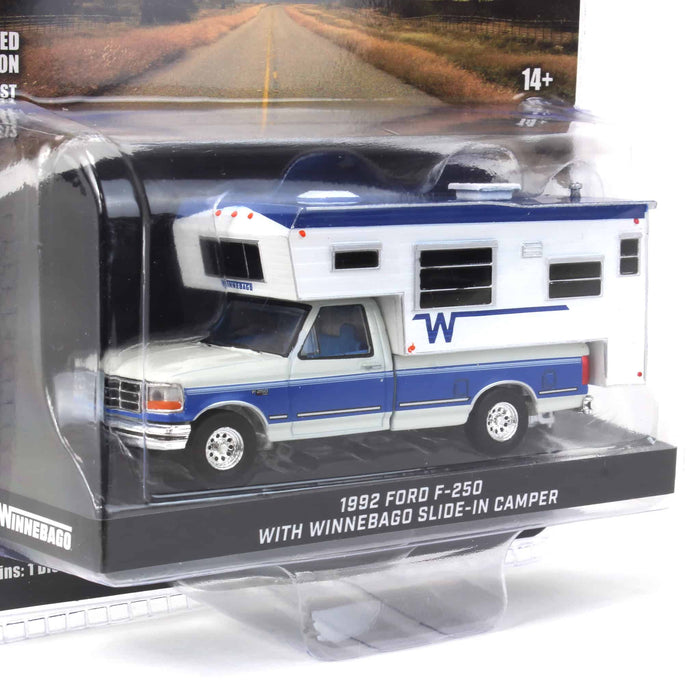 1/64 1992 Ford F-250 Long Bed with Winnebago Slide-In Camper, Hobby Exclusive