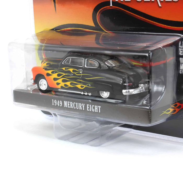 1/64 1949 Mercury Eight 2-Door Coupe, Black with Flames, Hobby Exclusive