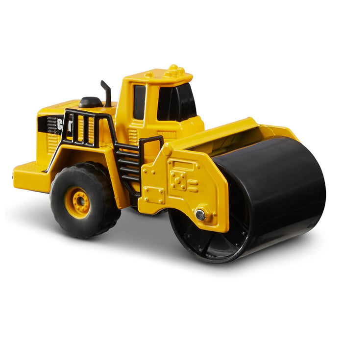 CAT Construction Metal Vehicle 3 Pack with Wheel Loader, Excavator & Steam Roller