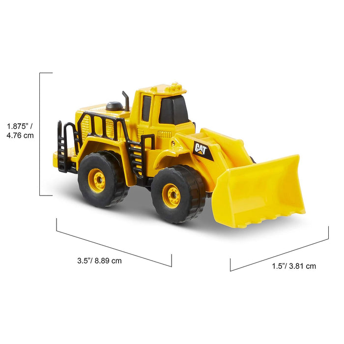 CAT Construction Metal Vehicle 3 Pack with Wheel Loader, Excavator & Steam Roller