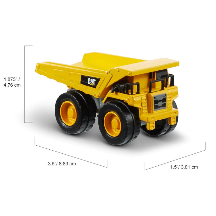 CAT Construction Metal Vehicle 3 Pack with Concrete Mixer, Dump Truck & Grader