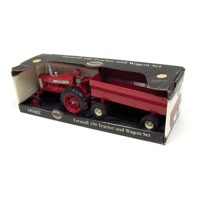 1/16 IH Farmall 350 Wide Front with Barge Wagon by ERTL