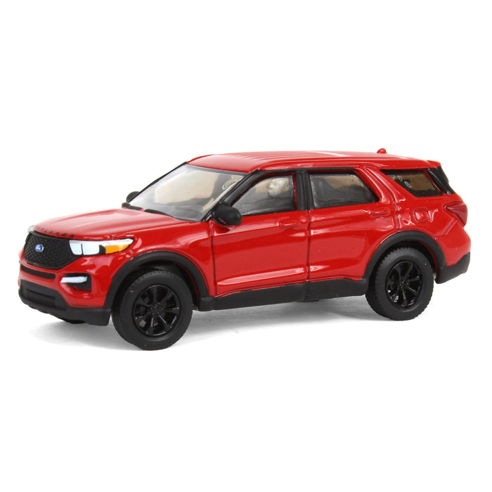 1/64 2023 Ford Explorer ST, Iridescent Rapid Red, Showroom Floor Series 4