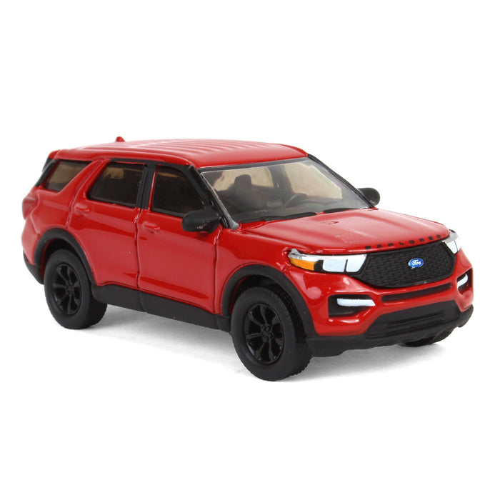 1/64 2023 Ford Explorer ST, Iridescent Rapid Red, Showroom Floor Series 4