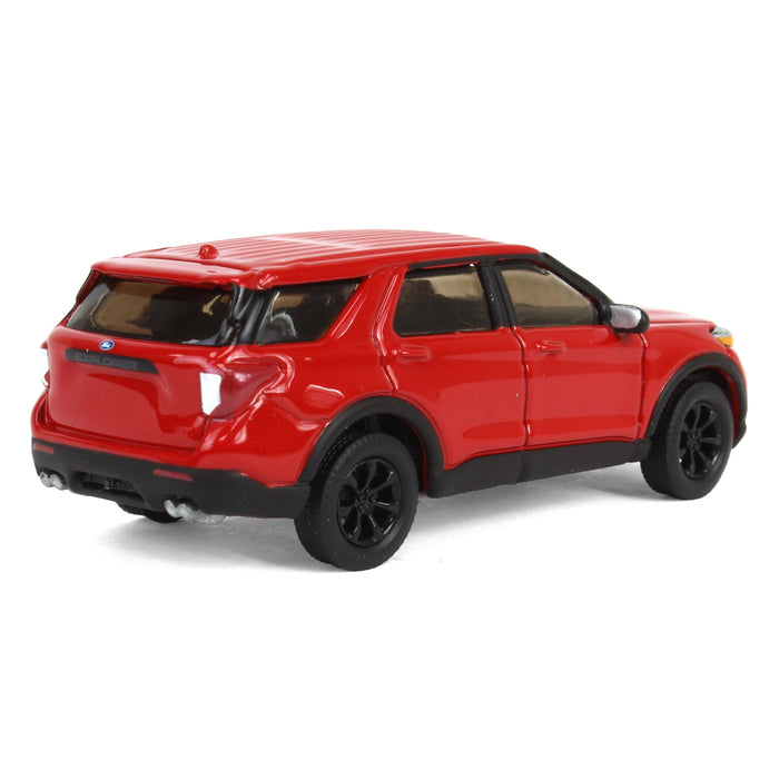 1/64 2023 Ford Explorer ST, Iridescent Rapid Red, Showroom Floor Series 4