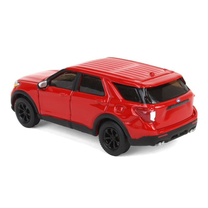 1/64 2023 Ford Explorer ST, Iridescent Rapid Red, Showroom Floor Series 4