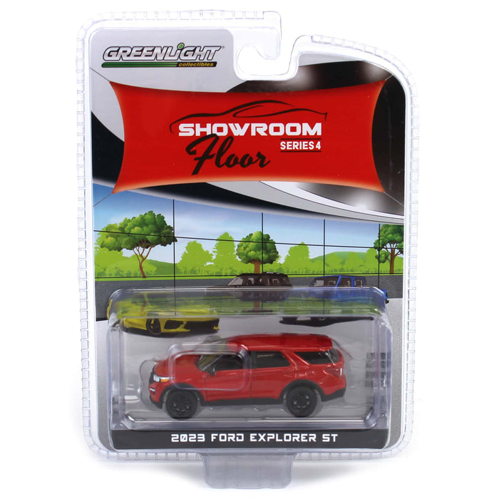 1/64 2023 Ford Explorer ST, Iridescent Rapid Red, Showroom Floor Series 4