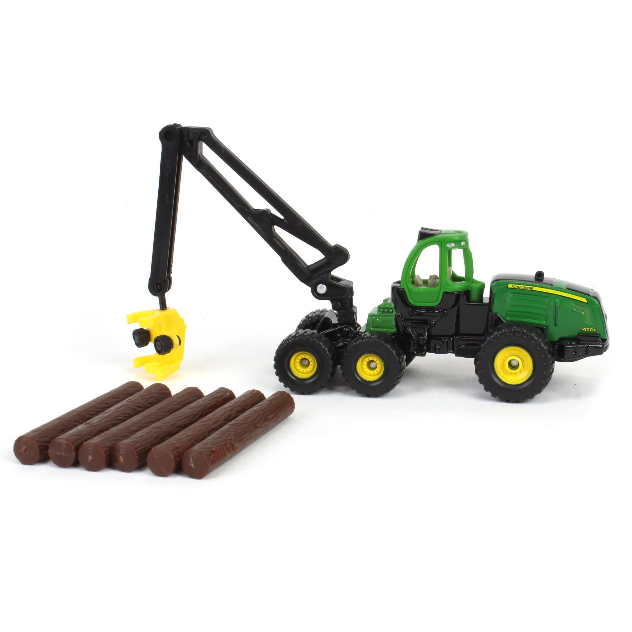 John Deere 1470E Harvester with 6 Logs — Outback Toys