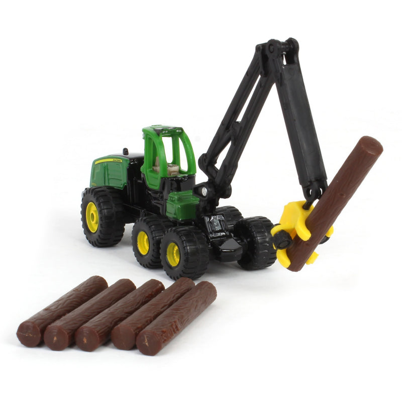 John Deere 1470E Harvester with 6 Logs