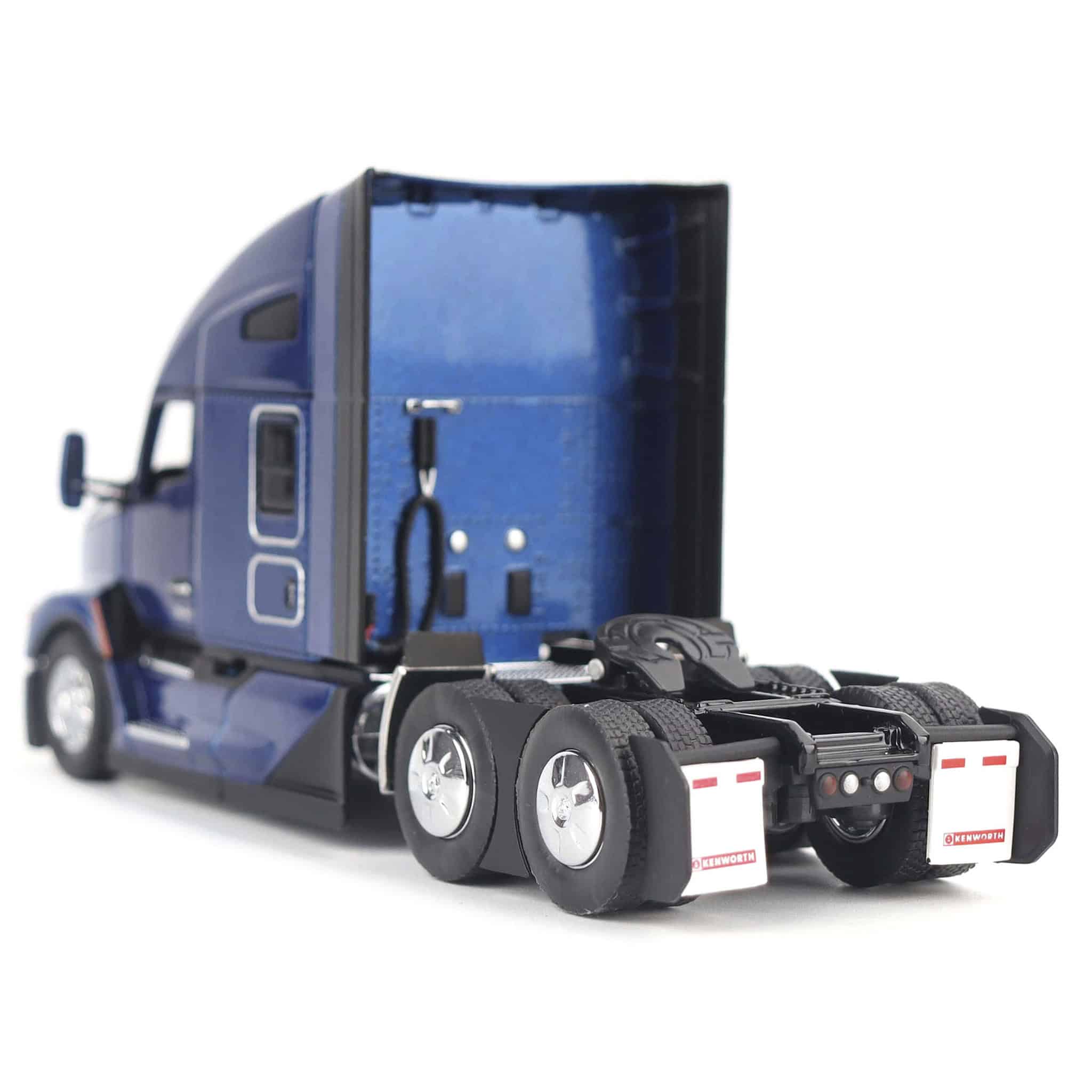 1/50 Cerulean Blue Kenworth T680 76in High-Roof Sleeper Cab Tandem