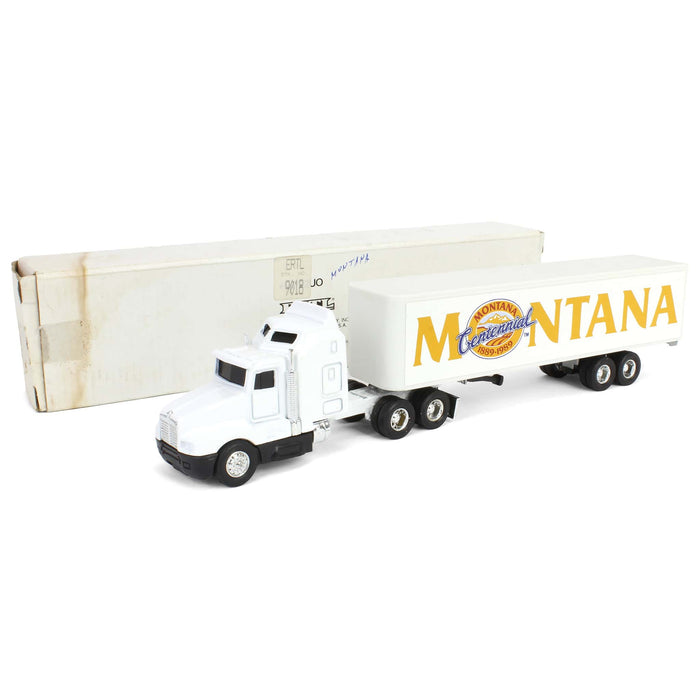 1/64 Kenworth T600A Semi with Box Trailer, 1989 Montana Centennial