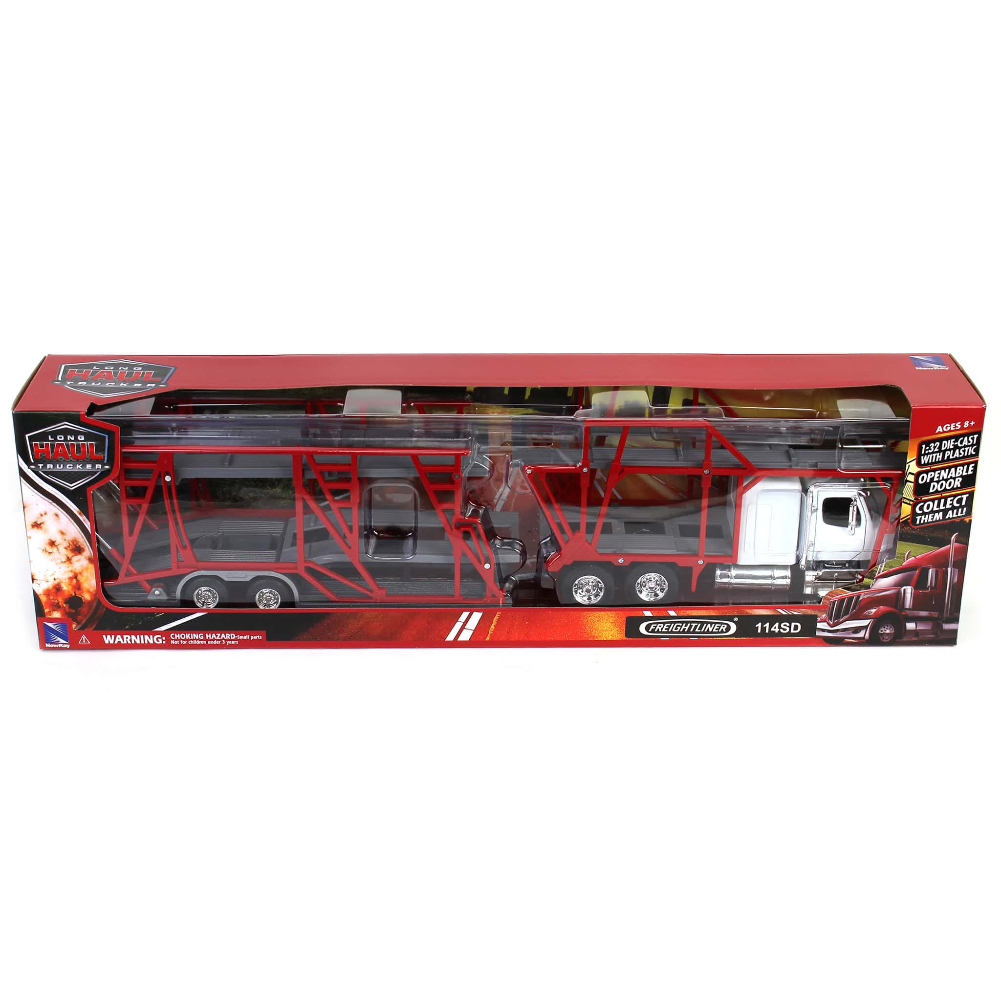 1/32 Freightliner 114SD Car Carrier — Outback Toys
