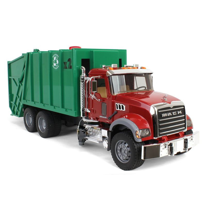 1/16 MACK Granite Rear Loading Garbage Truck by Bruder