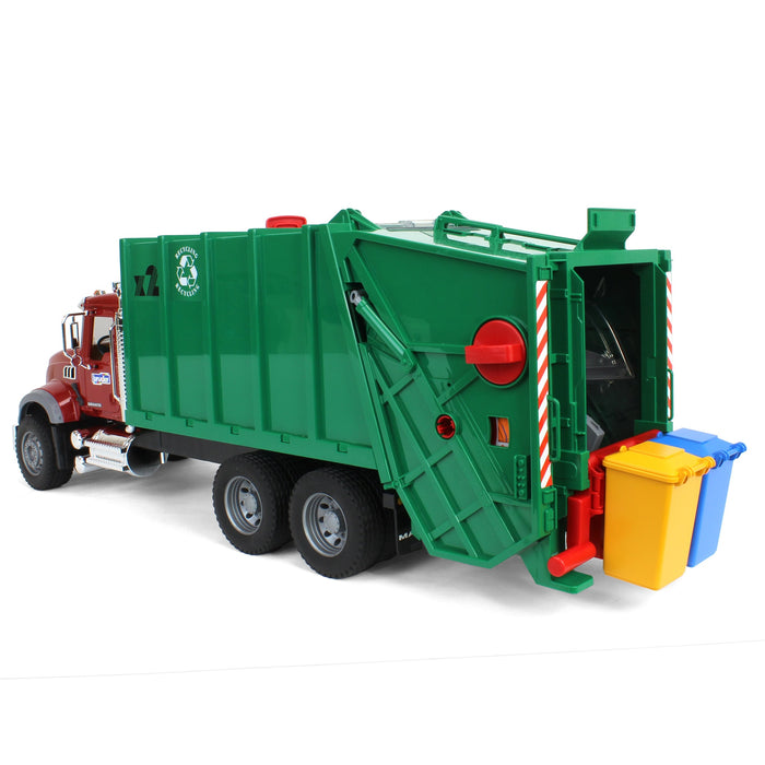 1/16 MACK Granite Rear Loading Garbage Truck by Bruder