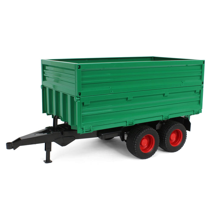 1/16 Green Tandem Axle Trailer by Bruder