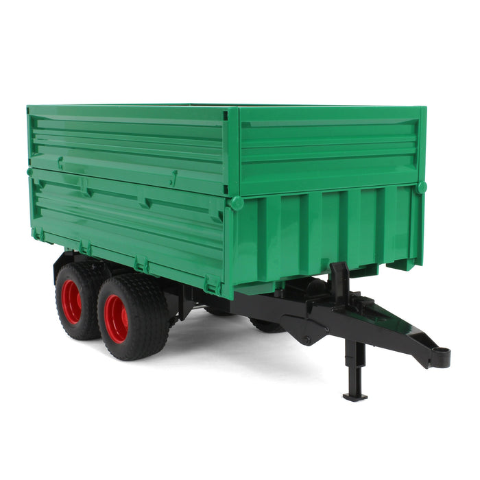 1/16 Green Tandem Axle Trailer by Bruder