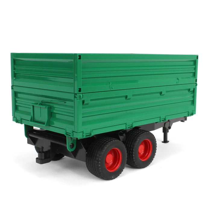 1/16 Green Tandem Axle Trailer by Bruder