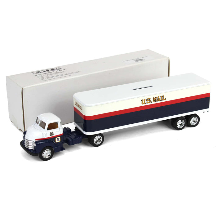 1/64 US Mail 1950 Chevy Cab with Box Trailer and Bank