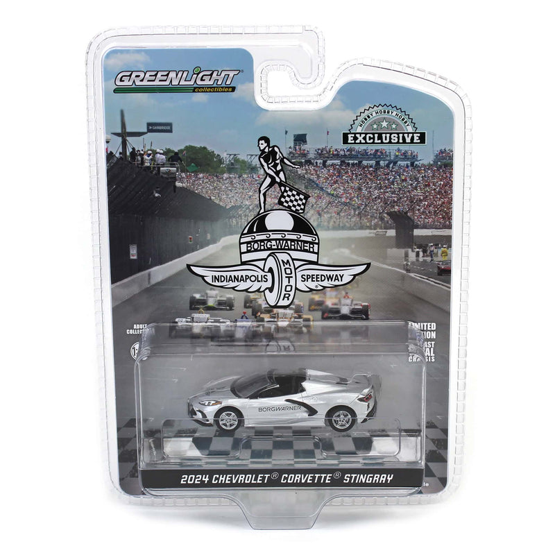 (B&D) 1/64 2024 Chevrolet Corvette Stingray, Borg Warner Trophy Special Edition, Only 1,008 Made - Damaged Box