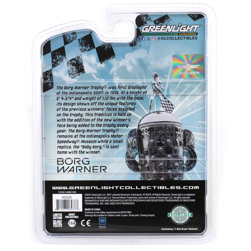 (B&D) 1/64 2024 Chevrolet Corvette Stingray, Borg Warner Trophy Special Edition, Only 1,008 Made - Damaged Box