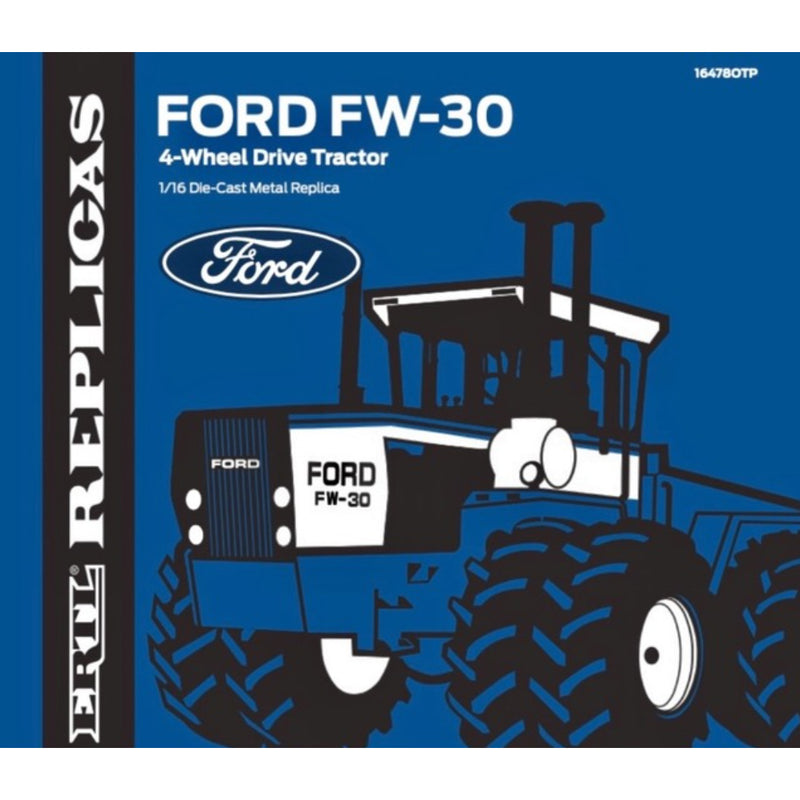 Field Work Dust Chase Unit ~ 1/16 Ford FW-30 4WD Tractor with Duals, Toy Tractor Times 41st Anniv, ERTL Prestige