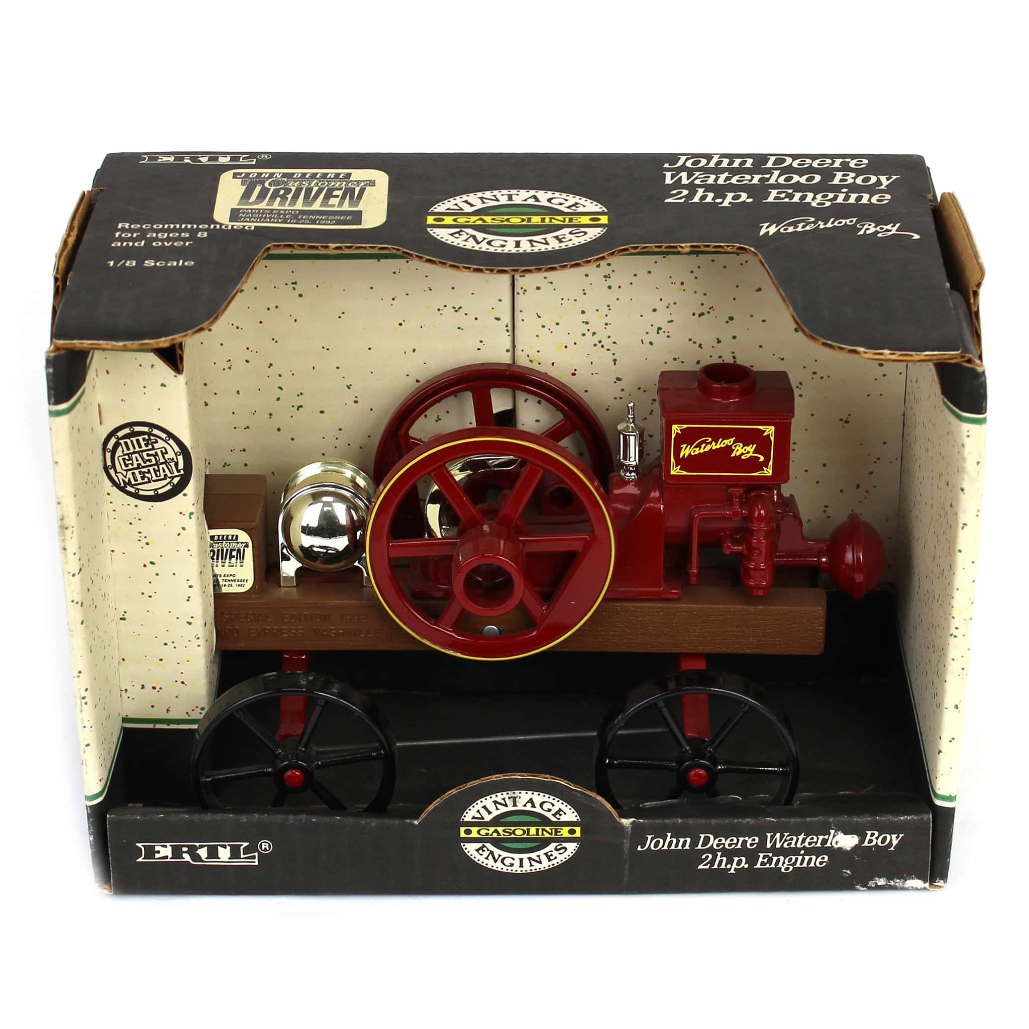 1/8 John Deere 2 H.P. Waterloo Boy Vintage Gas Engine, 1992 Expo