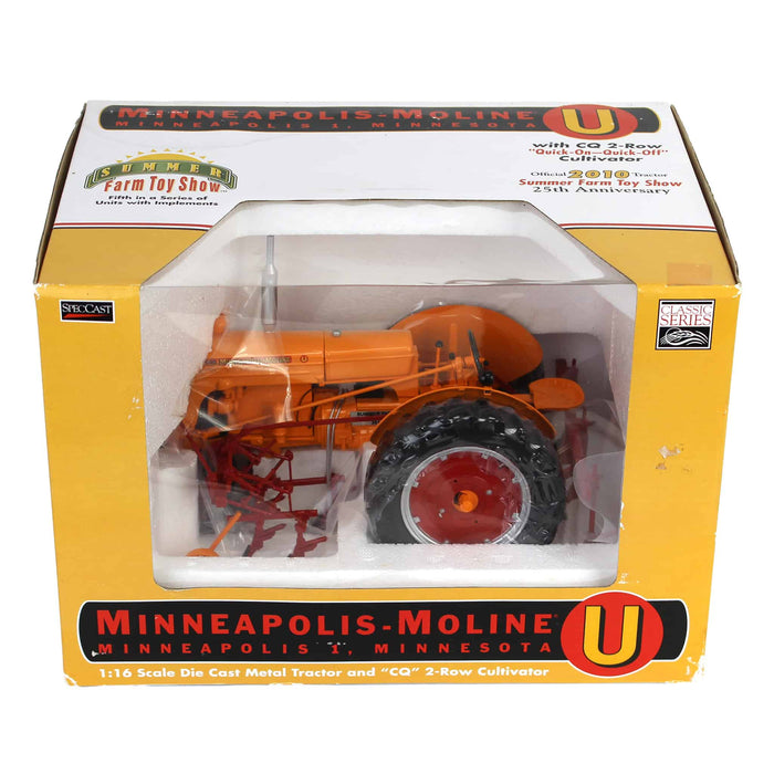 1/16 High Detail Minneapolis Moline U Gas with 2 Row Cultivator, 2010 Summer Farm Toy Show