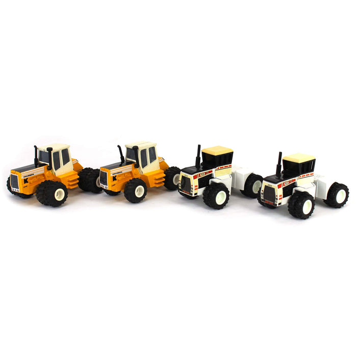 Lot of (2) 1/64 Knudson Tractors and (2) Big Bud Articulating Tractors