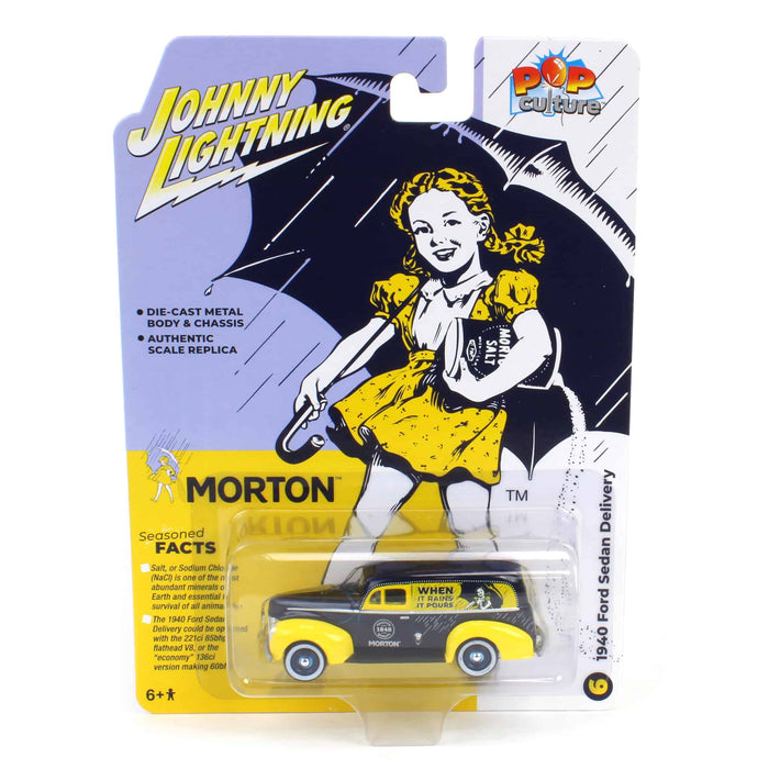 1/64 Johnny Lightning Pop Culture, Morton Salt 1940 Ford Sedan Delivery