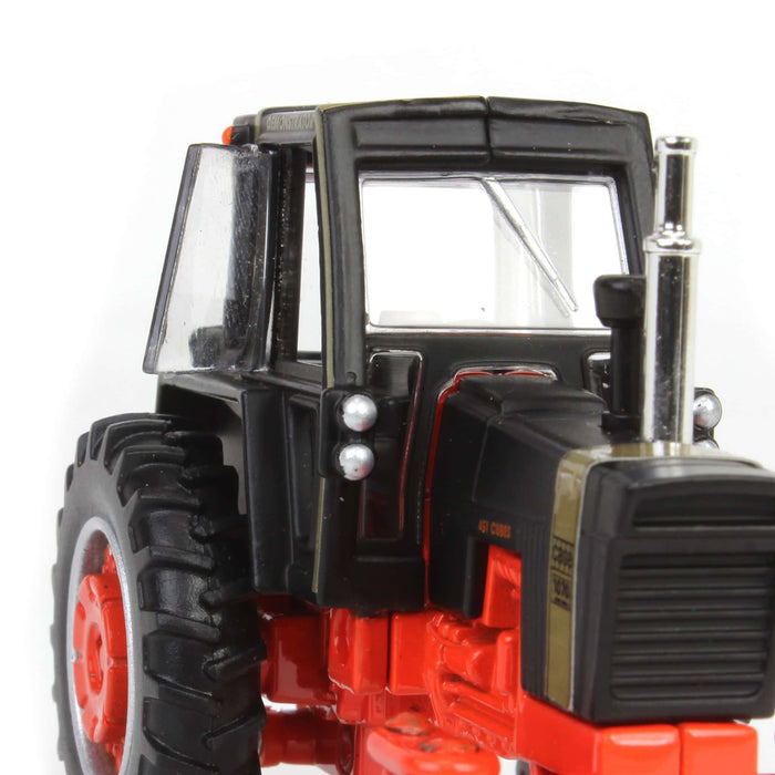 (B&D) 1/64 Case 970 & 1070 Agri King Black Knight Tractors Set, ERTL Prestige Collection - Damaged Box