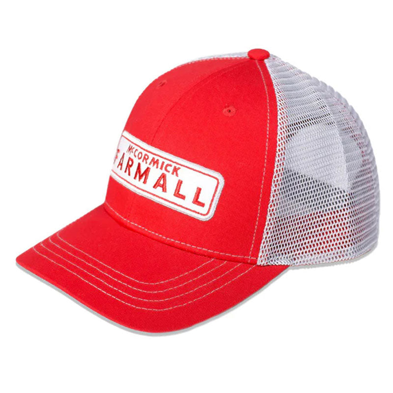 McCormick Farmall Red & Light Gray Mesh Back Trucker Cap