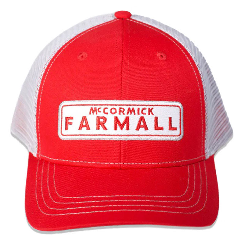 McCormick Farmall Red & Light Gray Mesh Back Trucker Cap