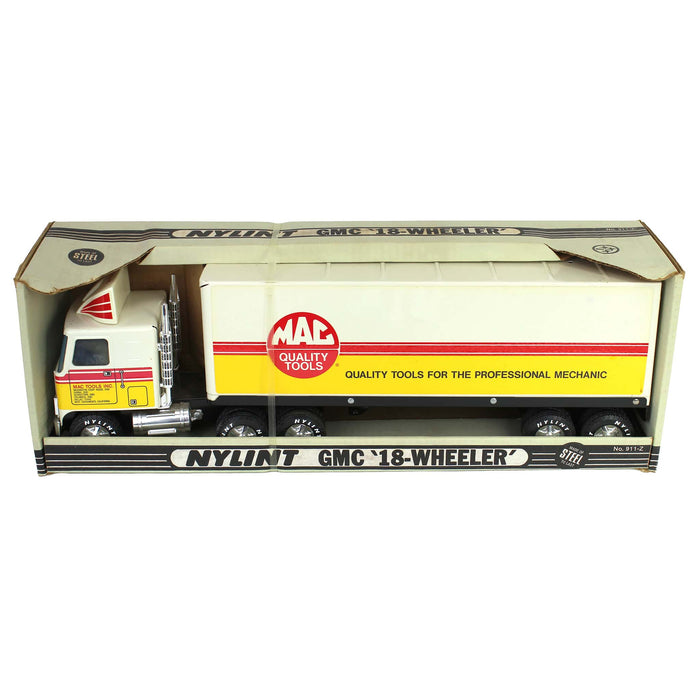 1/19 Nylint Steel GMC COE Semi with MAC Quality Tools Box Trailer