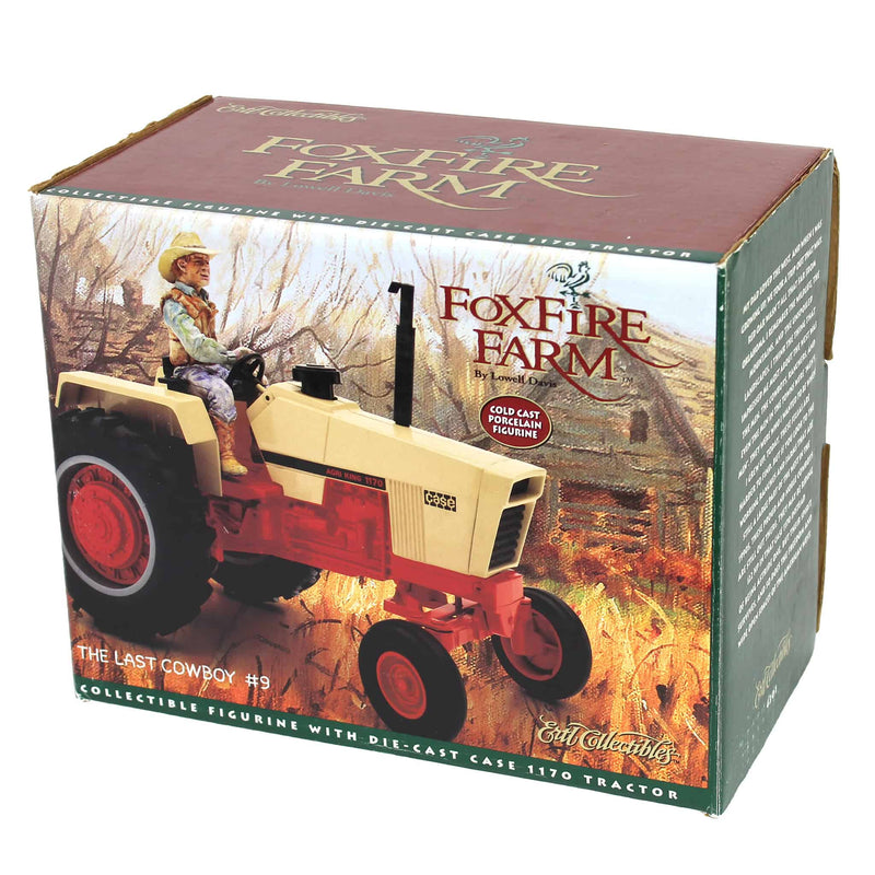 1/16 Case 1170 Tractor with Last Cowboy #9, Lowell Davis Collector Edition by ERTL