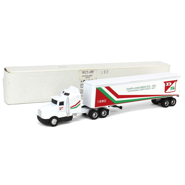 1/64 Kenworth T600A Semi with Dairyland Seed Box Trailer