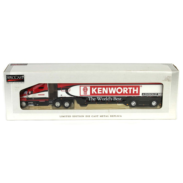 1/64 Kenworth T2000 Semi with Kenworth "The World's Best." Featherlite Trailer