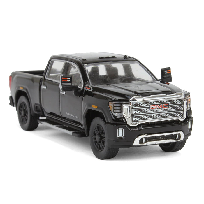 1/64 2022 GMC Sierra 2500 Denali, Onyx Black, Karson Diecast Exclusive