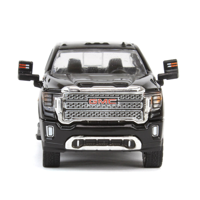 1/64 2022 GMC Sierra 2500 Denali, Onyx Black, Karson Diecast Exclusive