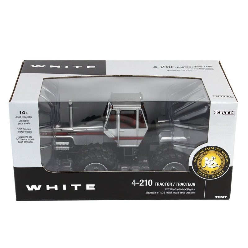 Sealed Case of 4 ~ 1/32 White 4-210 4WD with Duals, 2024 National Farm Toy Museum Select Series