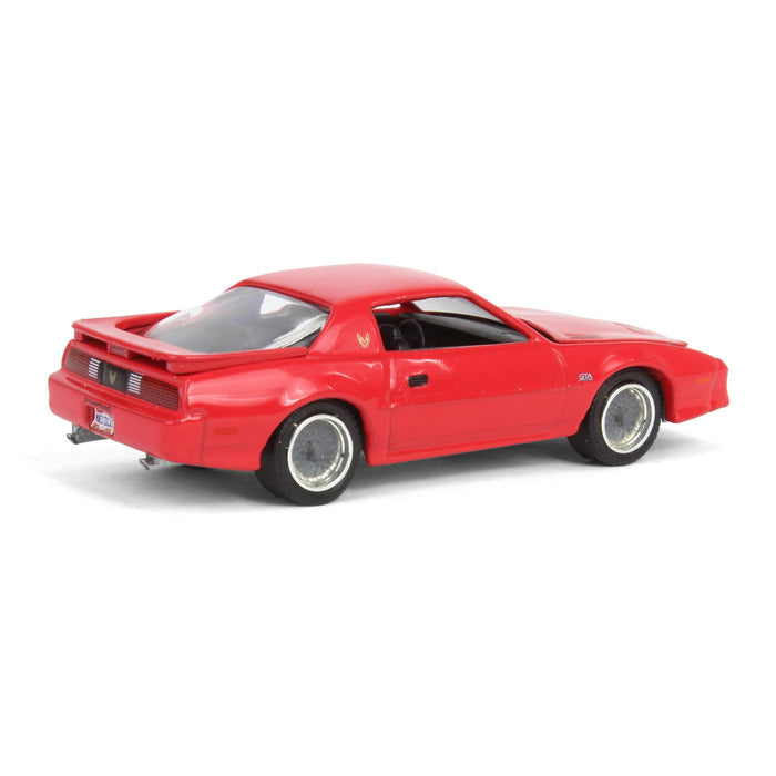 1/64 1987 Pontiac Firebird T/A GTA, Red with Silver Rims, Midwest Diecast Exclusive