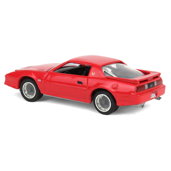 1/64 1987 Pontiac Firebird T/A GTA, Red with Silver Rims, Midwest Diecast Exclusive