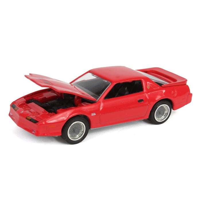 1/64 1987 Pontiac Firebird T/A GTA, Red with Silver Rims, Midwest Diecast Exclusive