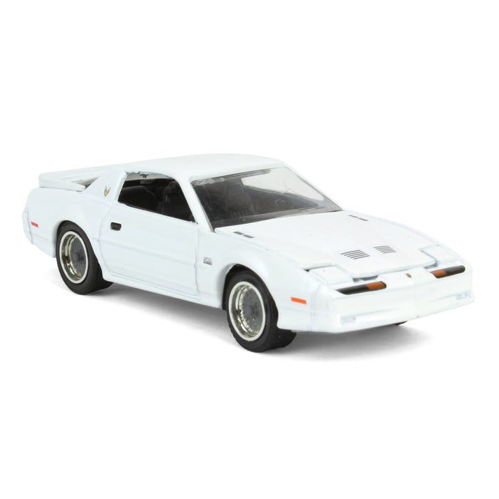 1/64 1987 Pontiac Firebird T/A GTA, White with Silver Rims, Midwest Diecast Exclusive