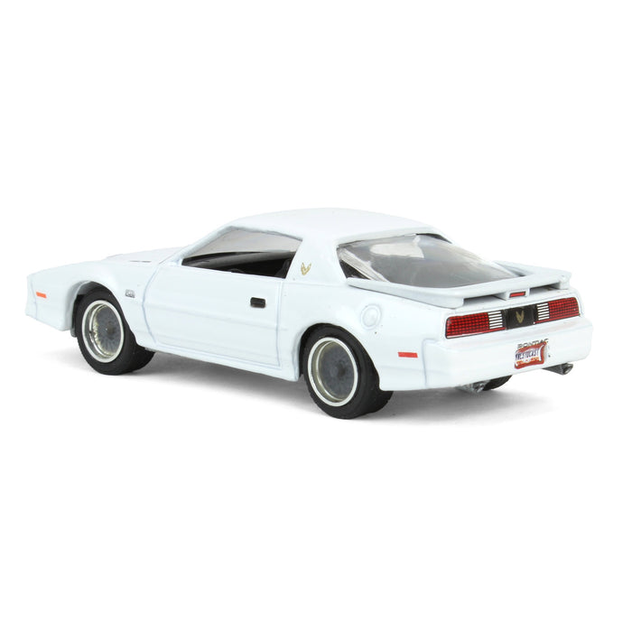 1/64 1987 Pontiac Firebird T/A GTA, White with Silver Rims, Midwest Diecast Exclusive