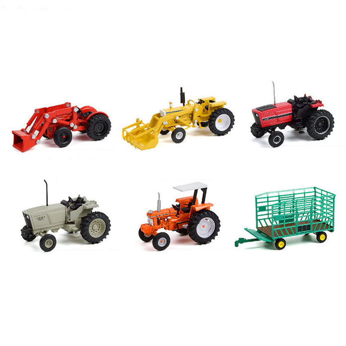1/64 Down on the Farm series 6, Six Vehicle SEALED Set, Greenlight Collectibles