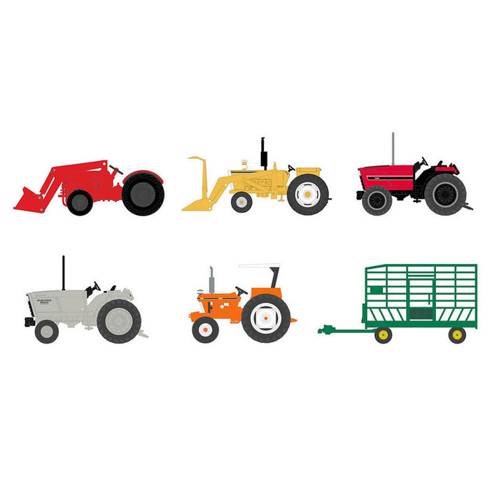 1/64 Down on the Farm series 6, Six Vehicle SEALED Set, Greenlight Collectibles